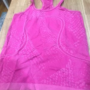 lululemon athletica Tops - Lululemon Swiftly Pink Racerback Size 8 lululemon athletica Tops - Lululemon Swiftly Pink Racerback Size 8